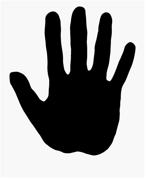 Download 378+ Black Hand Silhouette Cameo